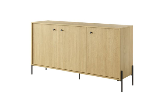 Scandi Sideboard Cabinet 157cm in Scandi Oak