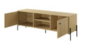 Scandi TV Cabinet 157cm in Scandi Oak