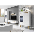 Nordi Large TV Cabinet in White Gloss