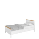 Story SO-08 Bed with Mattress in White Matt