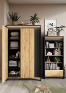 Spot SP-01 Hinged Wardrobe 123cm in Oak Artisan