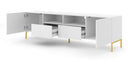 Surf TV Cabinet 200cm in White