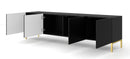 Surf TV Cabinet 200cm in Black