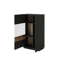 Silke 42 Display Cabinet [Left] in Matera / Wotan Oak