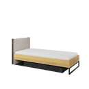 Teen Flex TF-16 Single Bed [EU Single] in Oak Hickory