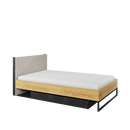 Teen Flex TF-17 Single Bed [EU Small Double] in Oak Hickory