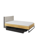 Teen Flex TF-17 Single Bed [EU Small Double] in Oak Hickory