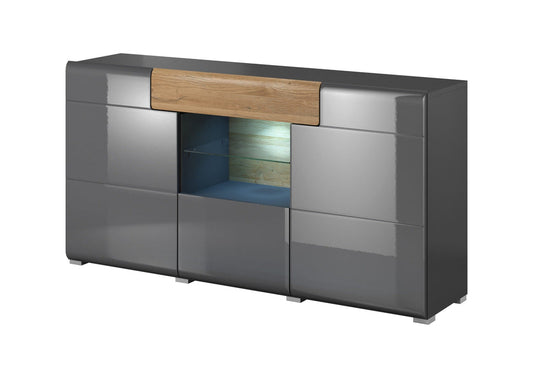 Toledo 26 Sideboard Cabinet in Grey Gloss