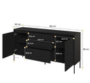 Trend TR-01 Sideboard Cabinet 166cm in Black Matt