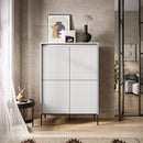 Trend TR-03 Highboard Cabinet 98cm in White Matt