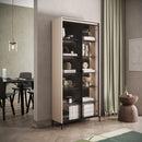 Trend TR-07 Tall Display Cabinet 92cm in Beige