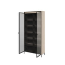 Trend TR-07 Tall Display Cabinet 92cm in Beige