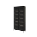 Trend TR-07 Tall Display Cabinet 92cm in Black Matt