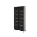 Trend TR-07 Tall Display Cabinet 92cm in Grey Matt