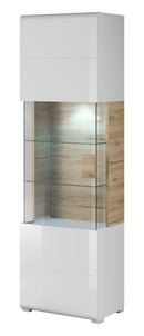 Toledo 05 Display Cabinet in Oak San Remo