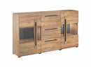 Tulsa 28 Display Sideboard Cabinet in Oak Grandson