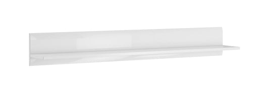 Tulsa 01 Wall Shelf 160cm in White Gloss