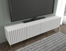 Wave TV Cabinet 200cm in White