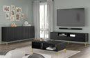 Wave TV Cabinet 200cm in Black