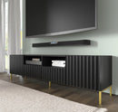 Wave TV Cabinet 200cm in Black