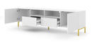 Wave TV Cabinet 200cm in White