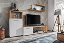 Maze I TV Entertainment Unit in White