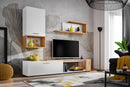 Maze II TV Entertainment Unit in White