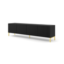 Wave TV Cabinet 200cm in Black