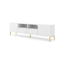 Wave TV Cabinet 200cm in White