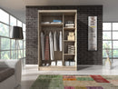 Wiki Sliding Door Wardrobe 130cm in Oak Sonoma