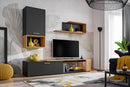 Maze II TV Entertainment Unit in Black