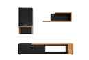 Maze II TV Entertainment Unit in Black