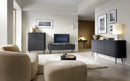 Zova Highboard Cabinet 103cm in Black