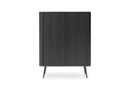 Zova Highboard Cabinet 103cm in Black