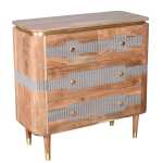 Wilton Acacia Wood 4 Drawers Chest