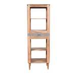 Wilton Acacia Wood 1 Drawers Open Bookcase