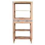 Wilton Acacia Wood 2 Drawers Open Bookcase