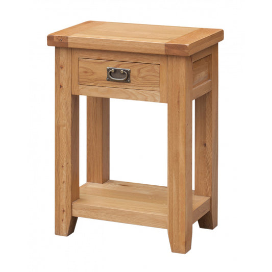 Acorn Solid Oak Hall Table - 1 Drawer (560W x 350D x 760H)