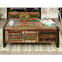 London Urban Chic Wooden Storage Coffee Table With 4 Doors