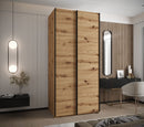 Trosa I Sliding Door Wardrobe 100cm in Oak Artisan