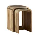 Aspen Nest of 2 Tables Wooden