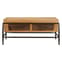 Ashbling Wooden Coffee Table With 2 Drawers In Natural