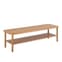 Barrie Wooden Coffee Table Rectangular With Undershelf In Oak