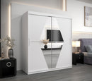 Boliwia Sliding Door Wardrobe 180cm in White