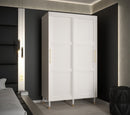 Tromso I Sliding Door Wardrobe 120cm in White