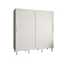 Tromso I Sliding Door Wardrobe 200cm in White