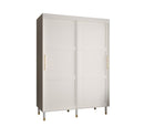 Tromso I Sliding Door Wardrobe 150cm in White