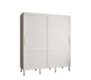 Tromso I Sliding Door Wardrobe 180cm in White