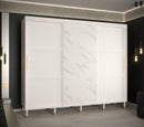 Tromso Sliding Door Wardrobe 250cm in White