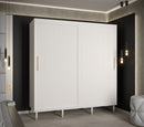 Mora I Sliding Door Wardrobe 200cm in White